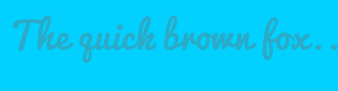 Image with Font Color 2AABC8 and Background Color 02D0FF